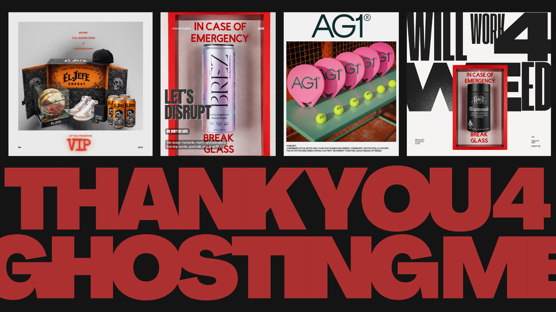 THANK YOU FOR GHOSTING ME