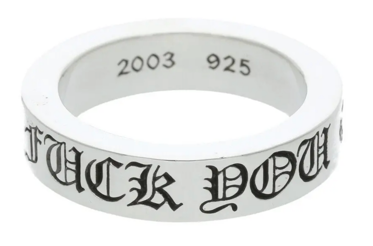 Chrome Hearts Spacer FUCK YOU ring – MERCADO
