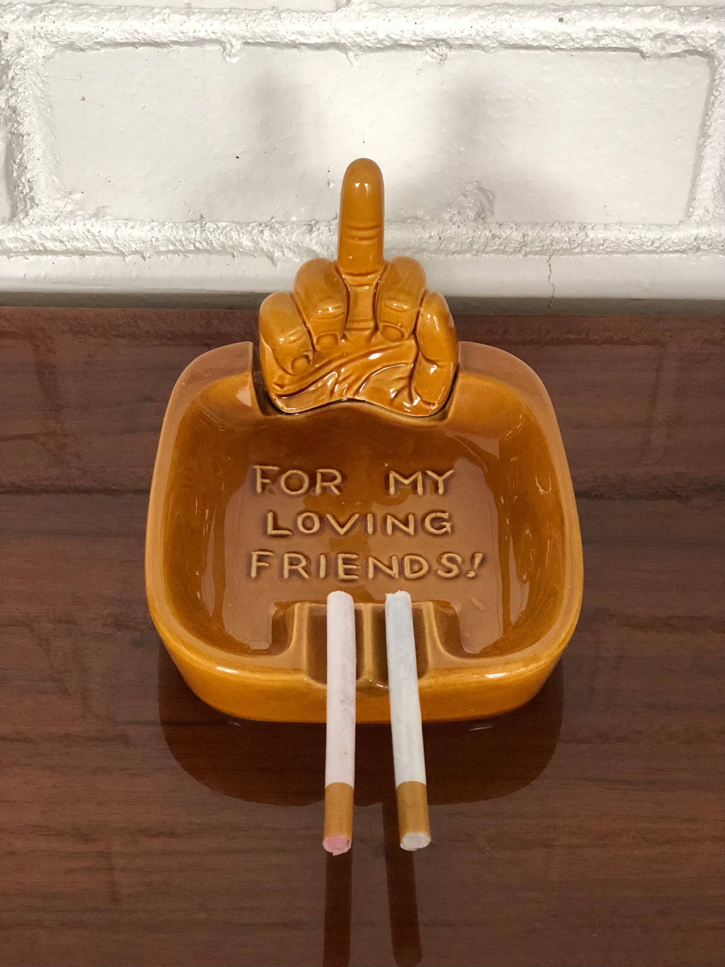 AMIGOS QUERIDOS Ashtray - Made In Japan.