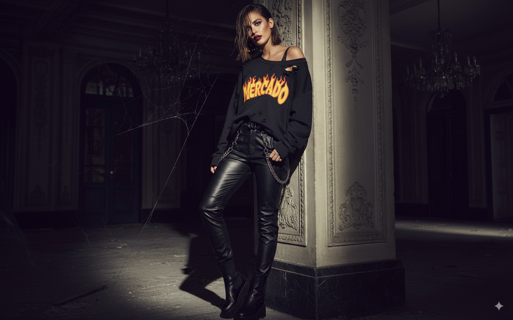 MERCADO Flame Logo Sweatshirt