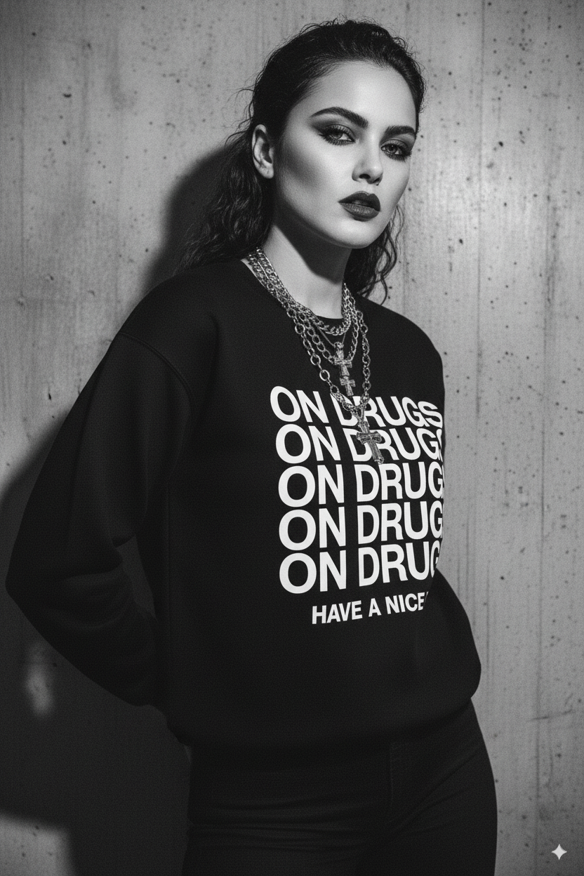 ON DRUGS – Have a Nice Day Sweatshirt