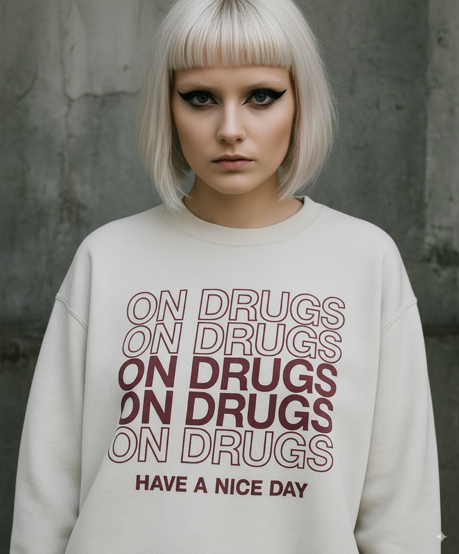 ON DRUGS – Have a Nice Day Sweatshirt