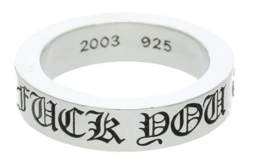 Chrome Hearts Spacer FUCK YOU ring